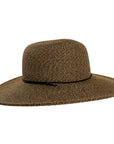 Trevi Coffee Straw Sun Hat Side View