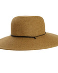 Trevi Toast Straw Sun Hat Front View