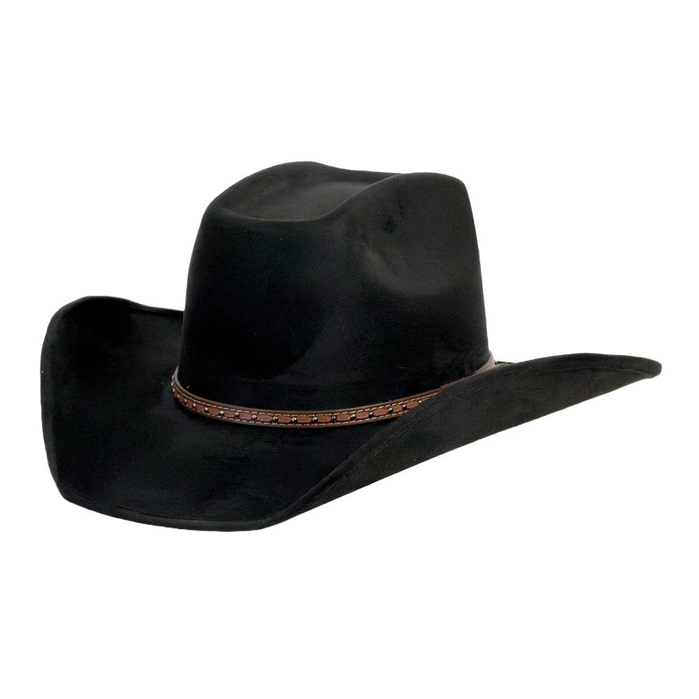 Trigger | Mens Faux Suede Cowboy Hat