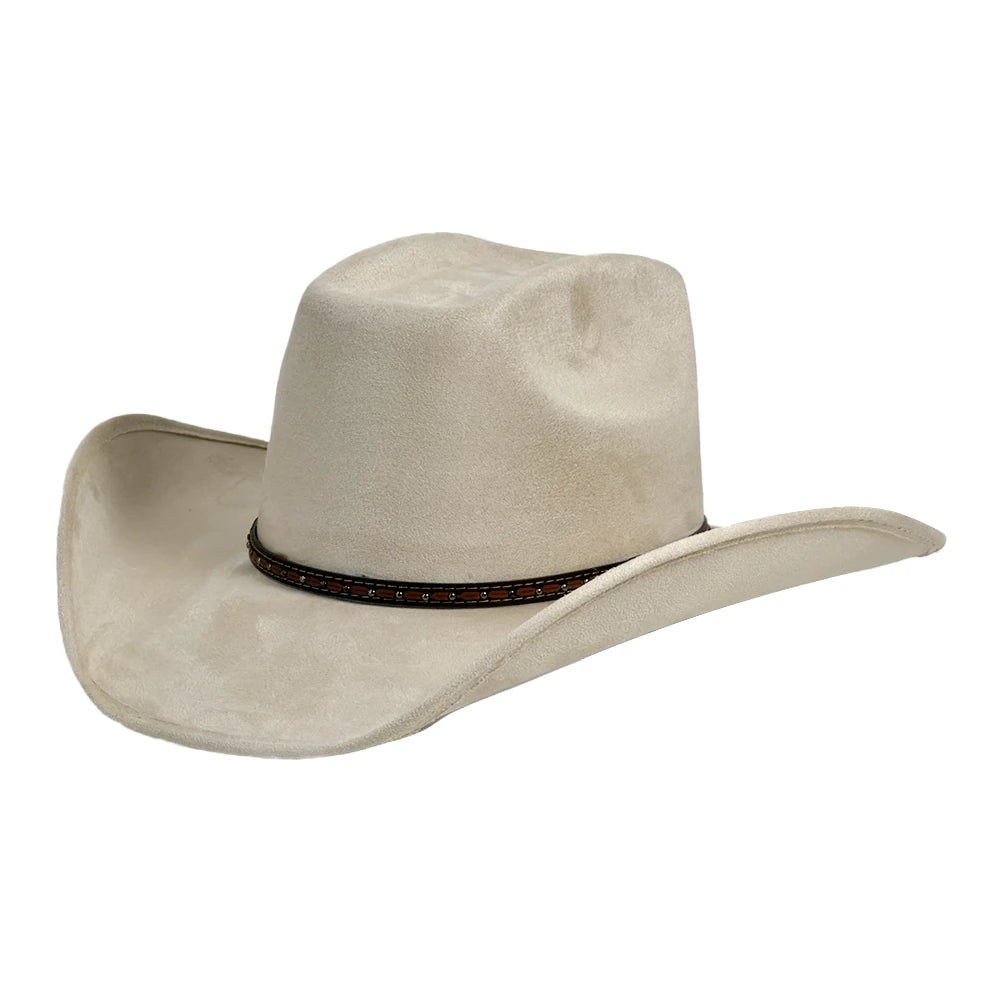 Trigger | Mens Faux Suede Cowboy Hat