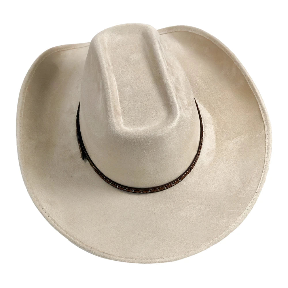 Trigger | Mens Faux Suede Cowboy Hat