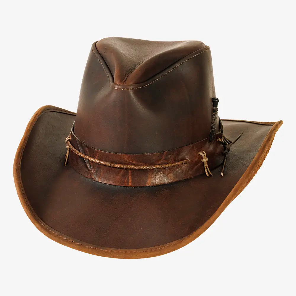 Leather Cowboy Hats | Leather Western Hats | Leather Cowboy Hat - American Hat Makers Leather Cowboy Hats | Leather Western Hats | Leather Cowboy Hat - American Hat Makers