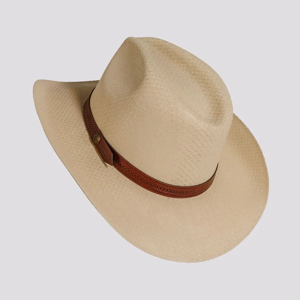 Tulsa | Womens Woven Canvas Cotton Australiano Cowgirl Hat