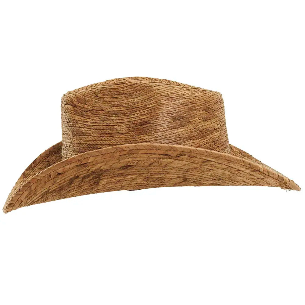 Tycoon Cowboy Straw Hat Side View