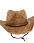 Tycoon Cowboy Straw Hat Angled View