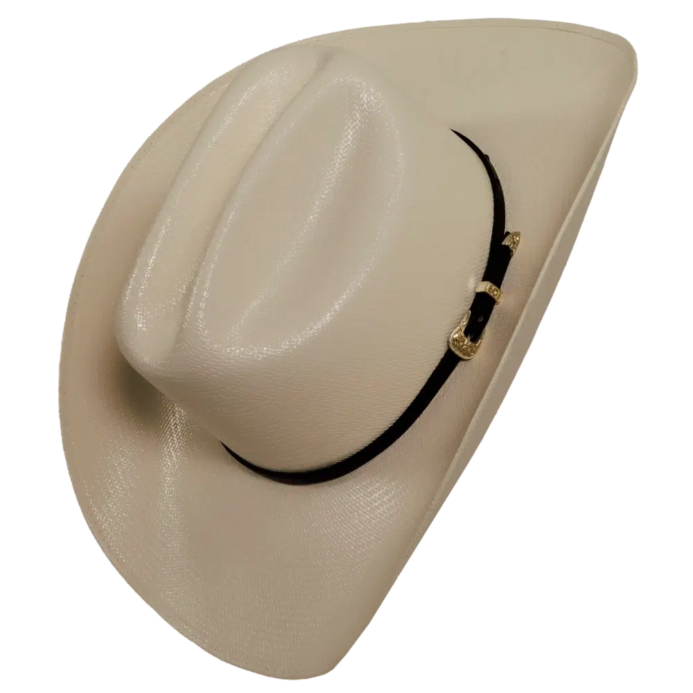 vaquero ivory cowboy hat top view