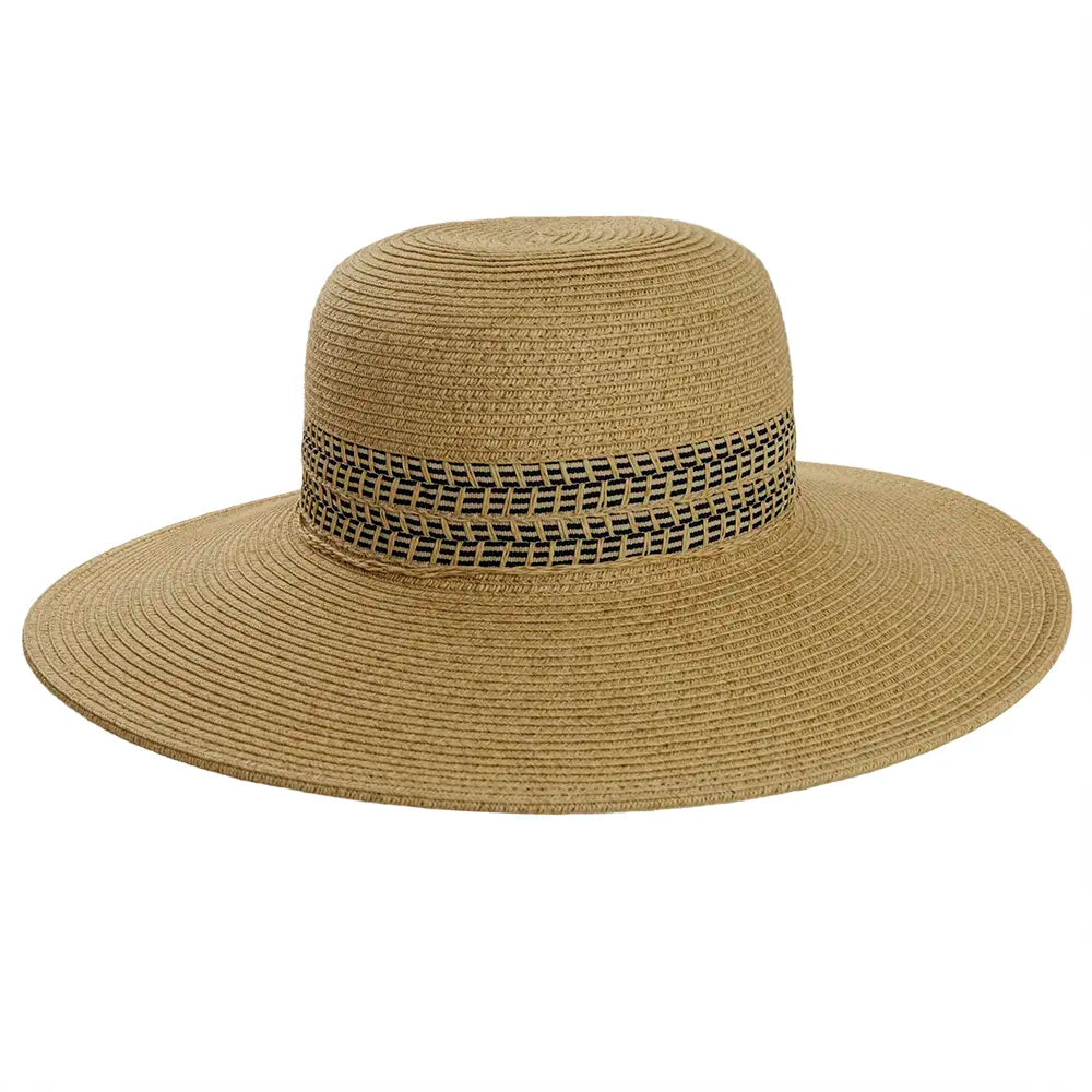Victoria Womens Natural Sun Straw Hat