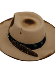 wanderer cream cowboy hat angled view
