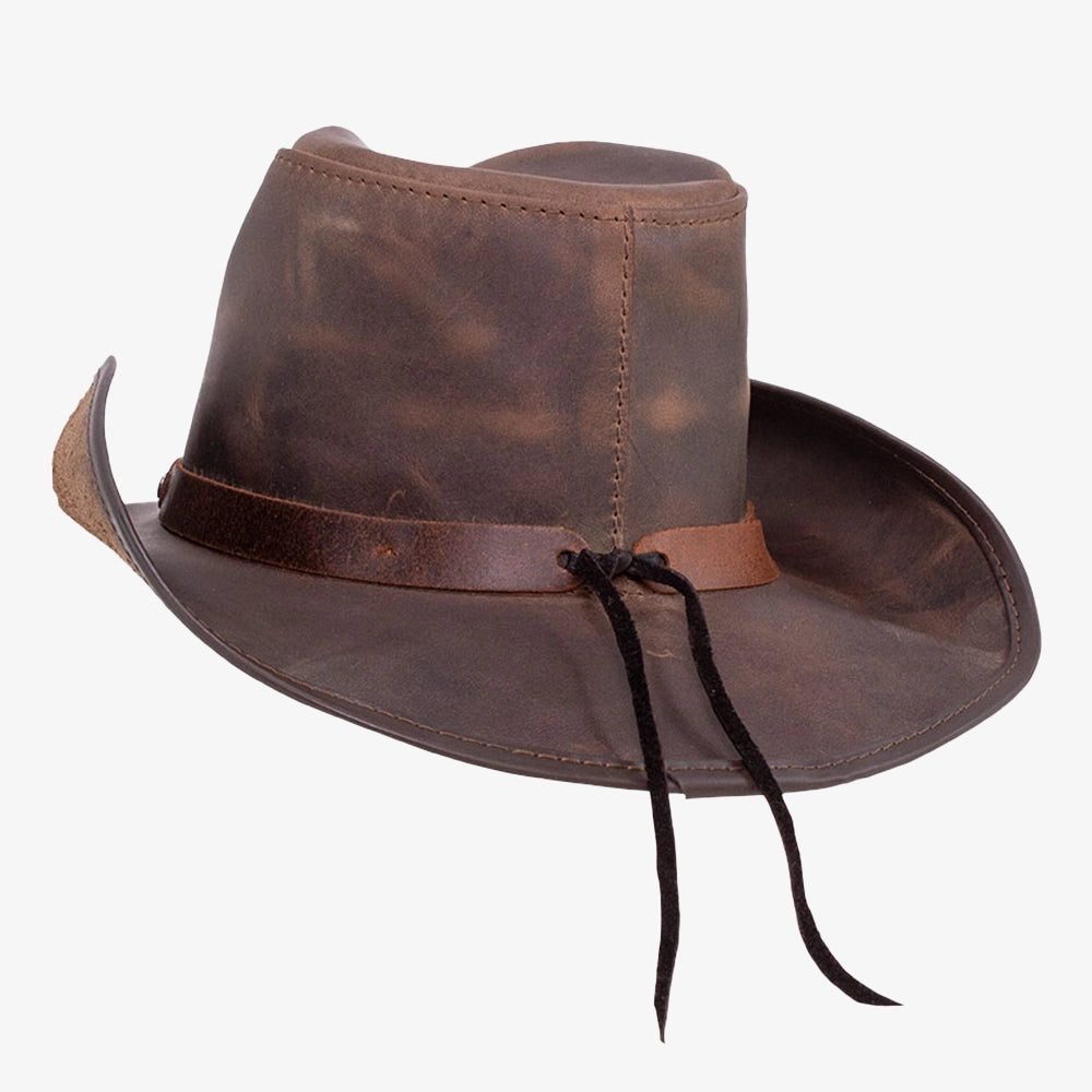 Western | Mens American Leather Cowboy Hat