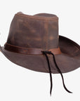 Western | Mens American Leather Cowboy Hat