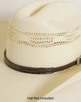 Whipstitch Brown Hat Band