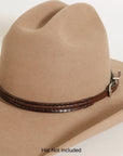 Whipstitch Brown Hat Band