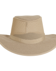 Willie Hemp Khaki Mesh Sun Hat by American Hat Makers front view