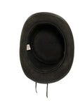 Wrath | Mens Black Leather Top Hat – American Hat Makers