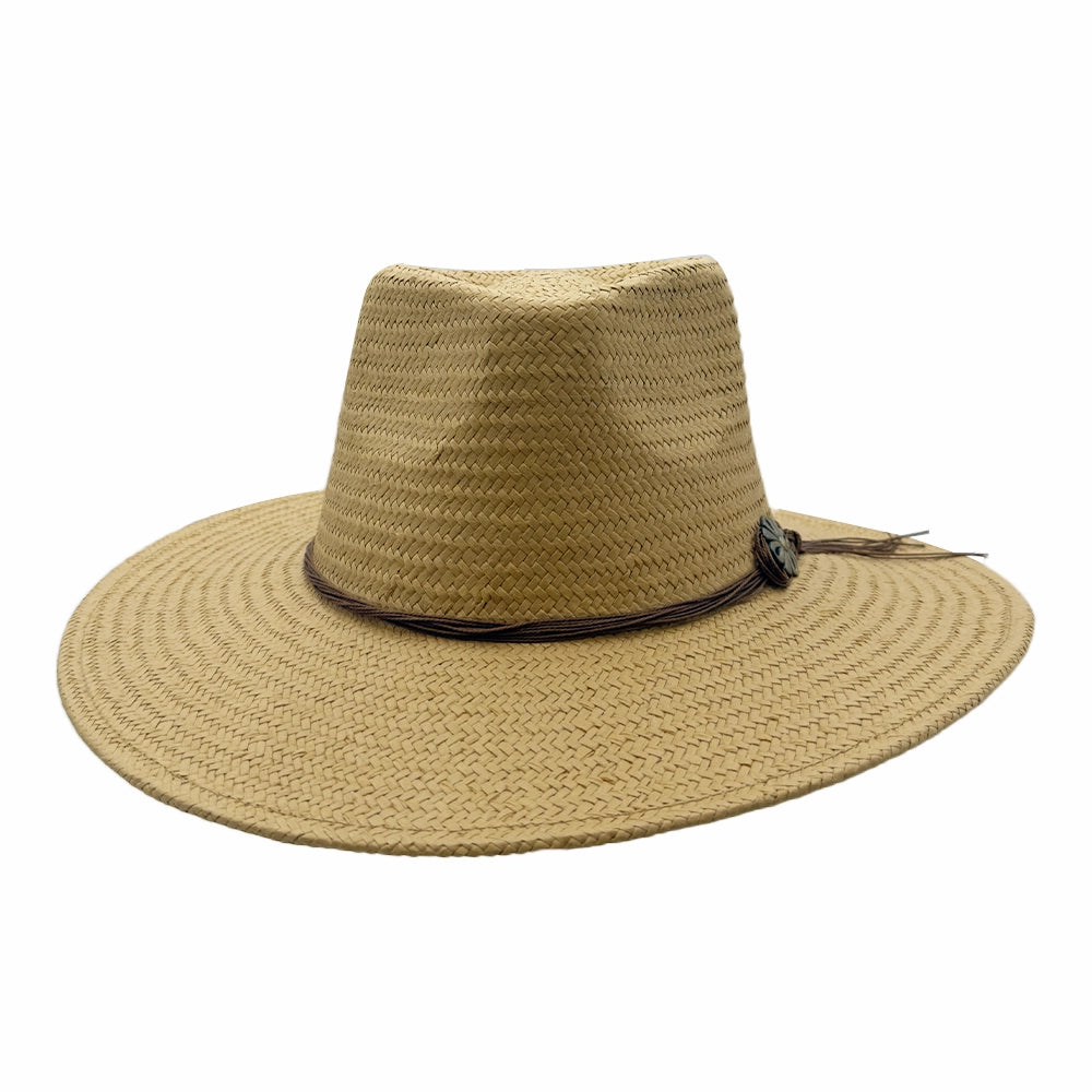 Zanzibar | Mens Straw Paper Panama Safari Sun Hat