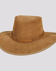 Zephyr | Womens Genuine Suede Leather Outback Hat