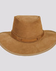 Zephyr | Womens Genuine Suede Leather Outback Hat