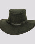 Zephyr | Mens Genuine Suede Leather Outback Hat