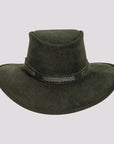 Zephyr | Mens Genuine Suede Leather Outback Hat