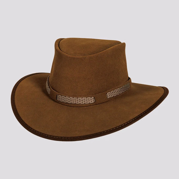 Suede outback hat cheap