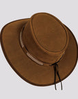 Zephyr | Womens Genuine Suede Leather Outback Hat