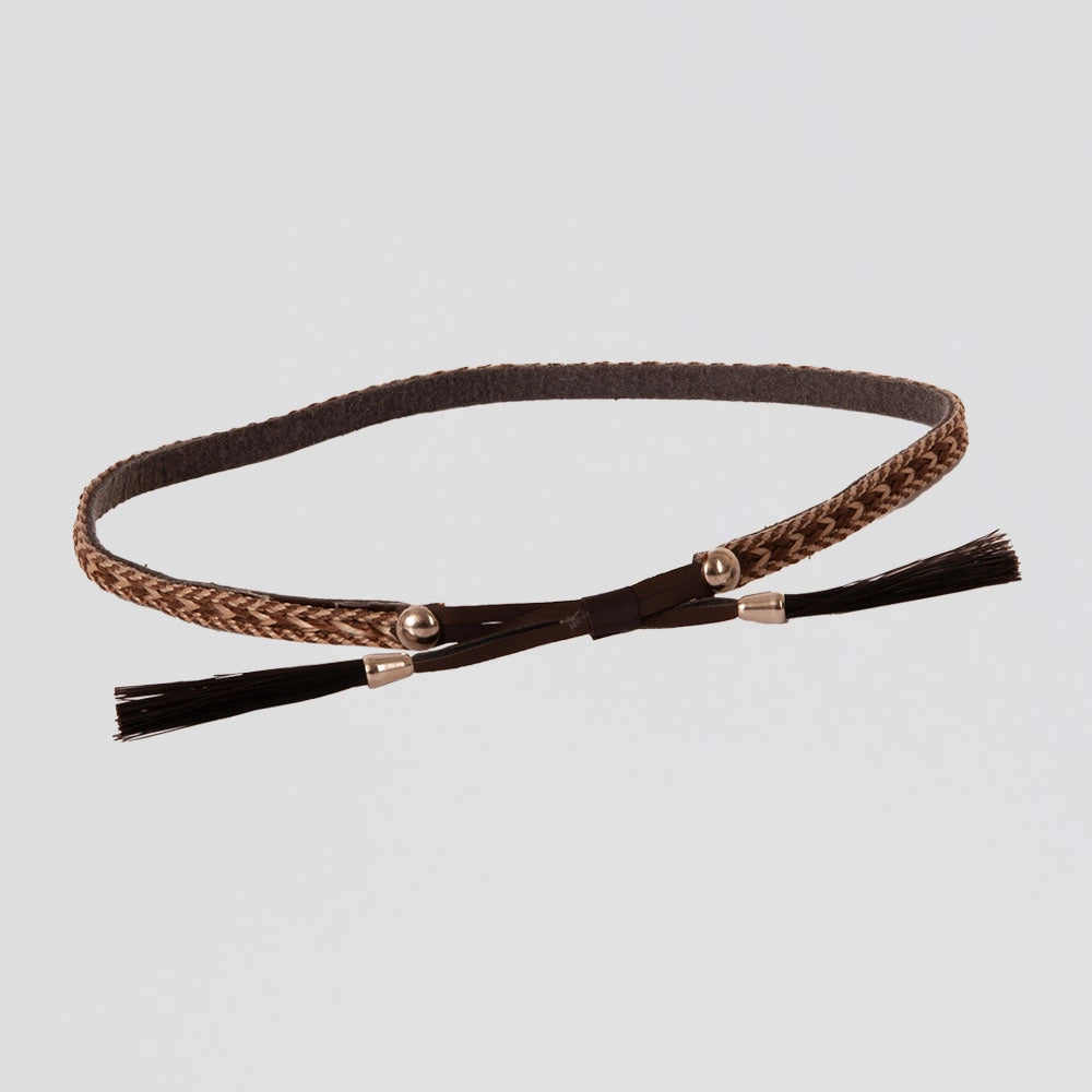 Bodie | Horsehair Leather Hat Band