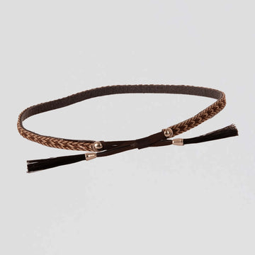 Bodie | Horsehair Leather Hat Band
