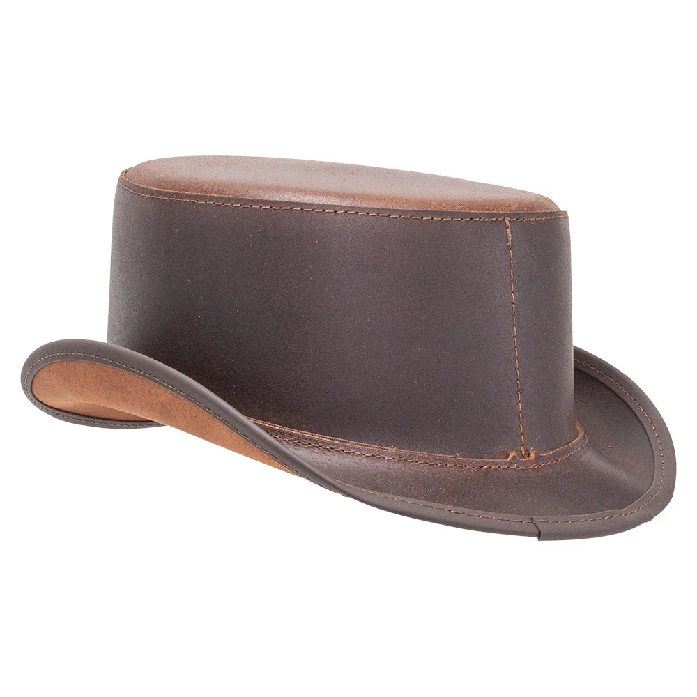 Bromley | Womens Leather Top Hat