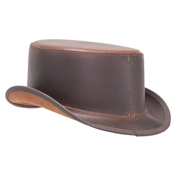 Bromley | Womens Leather Top Hat