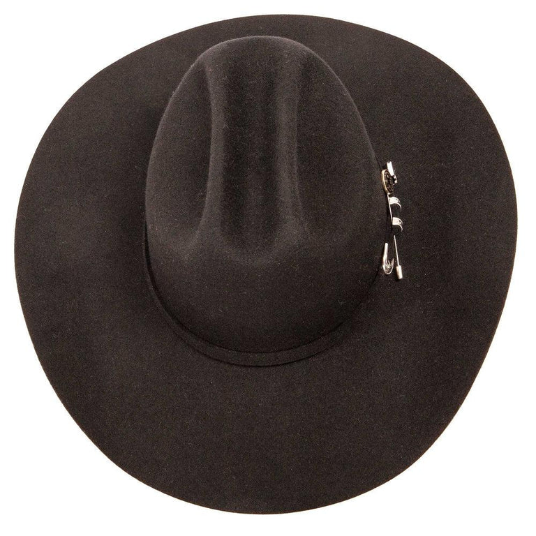 Cattleman Black | Womens Felt Black Cowgirl Hat – American Hat Makers