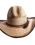 diego palm straw fedora front view