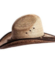 diego palm straw fedora side view