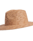 Fabian Natural straw sun hat by American Hat Makers side view