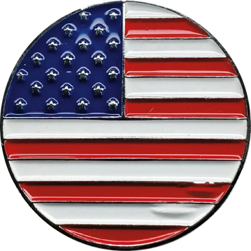 flag magnetic hat pin