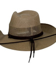 Florence Curl Tan Cowboy Hat Rear View