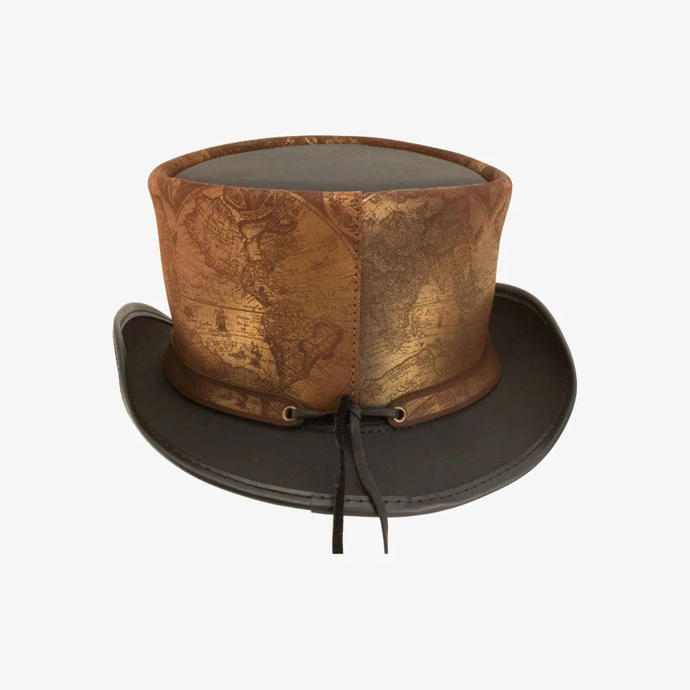 hAtlas | Mens Genuine Leather Top Hat