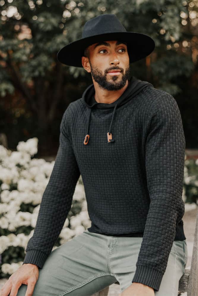 River Gray  Mens hats fashion, Hats for men, Black men fashion