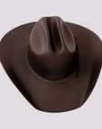 pioneer black straw cowboy hat american hat makers top view