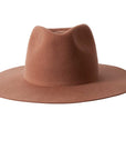 Brown Rancher Felt Fedora Hat by American hat Makers front view