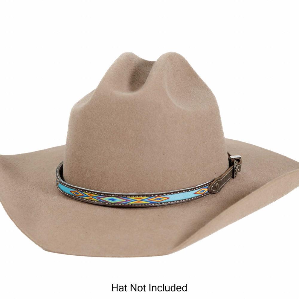 RainFlowwer Hat Band for Womens Cowboy Hat, Hand Made Replacement Hat Belt  for Men Silver Circle at  Women's Clothing store