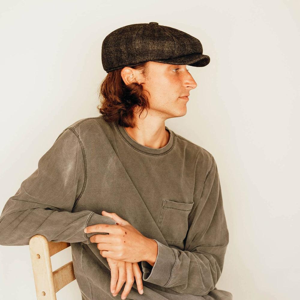 Argo | Mens 8 Panel Newsboy Cap – American Hat Makers