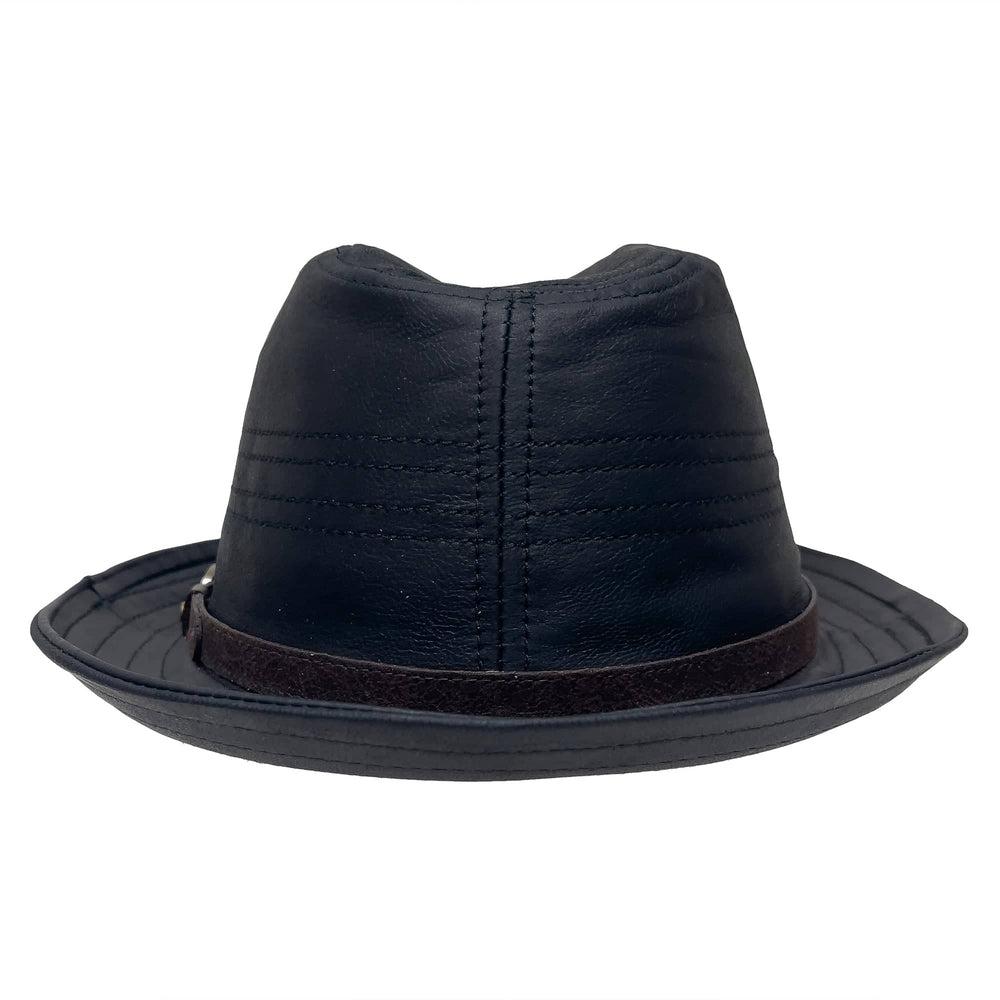 Balboa | Mens Leather Fedora Hat by American Hat Makers