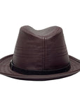 A back view of balboa brown hat