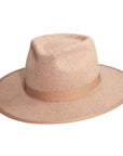 Bondi Oatmeal Wide Brim Felt Fedora Hat by American Hat Makers