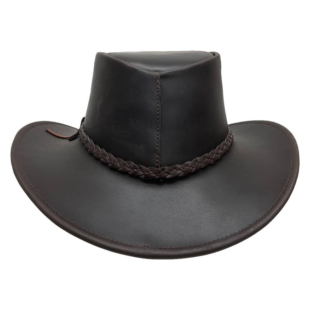Bushman  Mens Leather Outback Hat – American Hat Makers