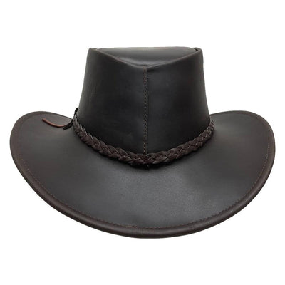 Bushman | Mens Leather Outback Hat – American Hat Makers