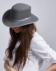 A woman wearing Cabana Steel Mesh Sun Hat