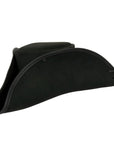 A Right view of a Blackbeard Pirate Cowhide Leather Hat 
