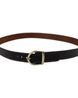 Carriage Brown Leather Band with buckle by American Hat Makers