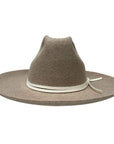 Crescent Oatmeal Felt Wool Fedora Hat by American Hat Makers